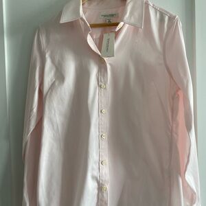 Banana Republic Pink Blouse Tailored Fit
